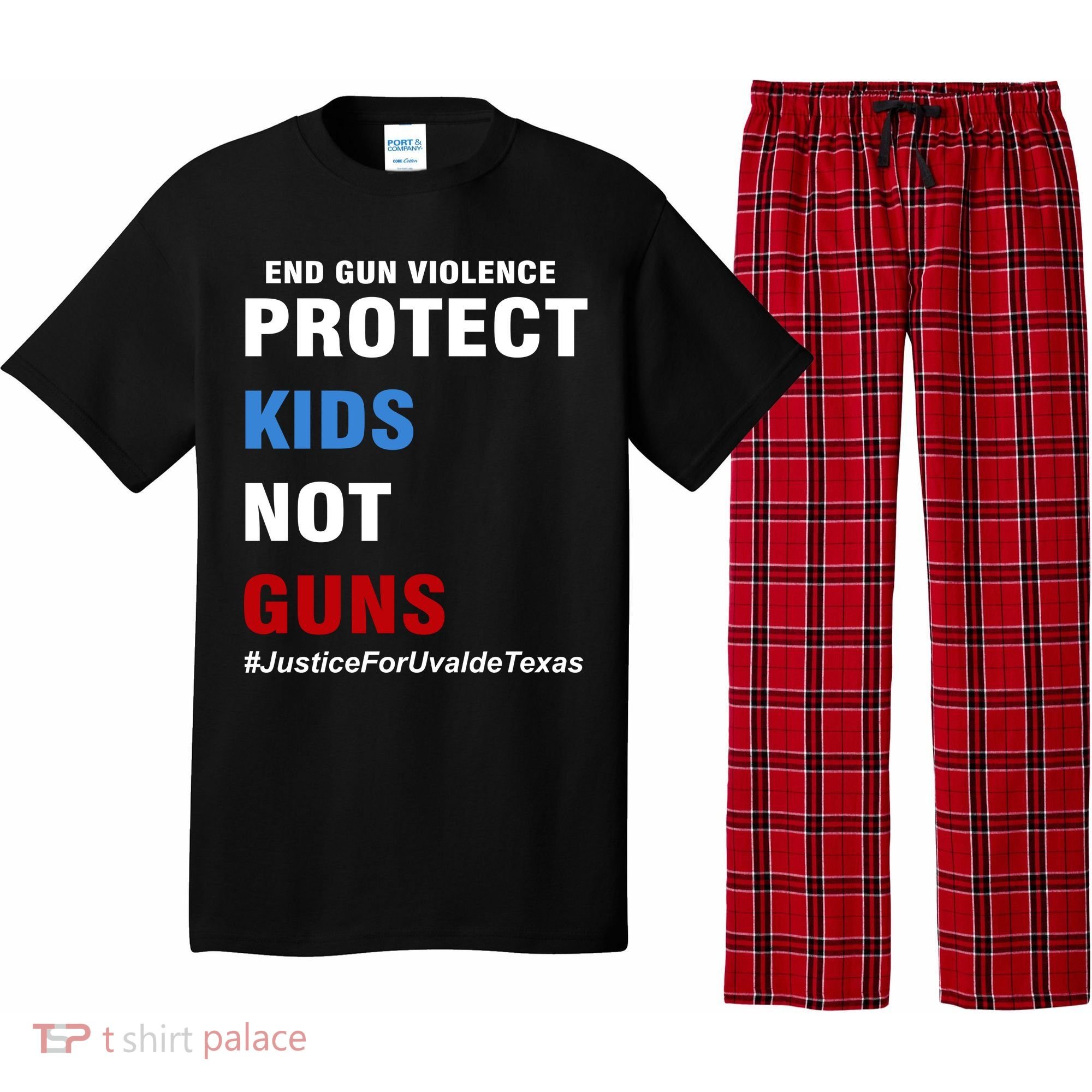 Protect Kids Not Guns #JusticeForUvalde Pajama Set