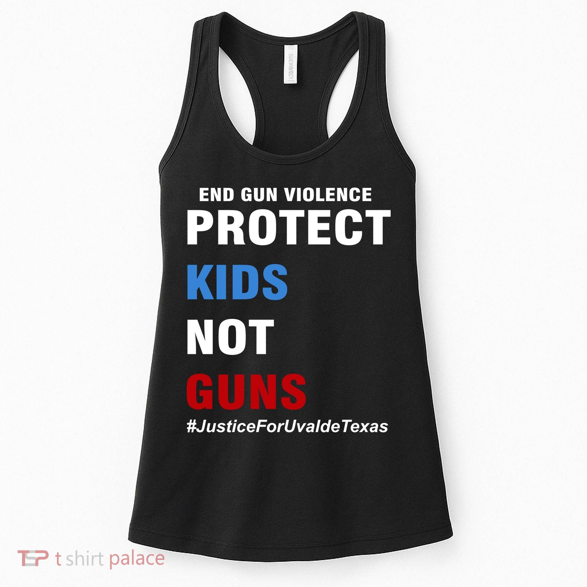 Protect Kids Not Guns #JusticeForUvalde Women's Tank Top