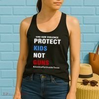 Protect Kids Not Guns #JusticeForUvalde Women's Tank Top thumb 2