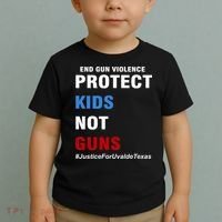 Protect Kids Not Guns #JusticeForUvalde Toddler T-Shirt thumb 2