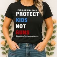 Protect Kids Not Guns #JusticeForUvalde Women's T-Shirt thumb 2