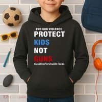 Protect Kids Not Guns #JusticeForUvalde Kids Hoodie thumb 2
