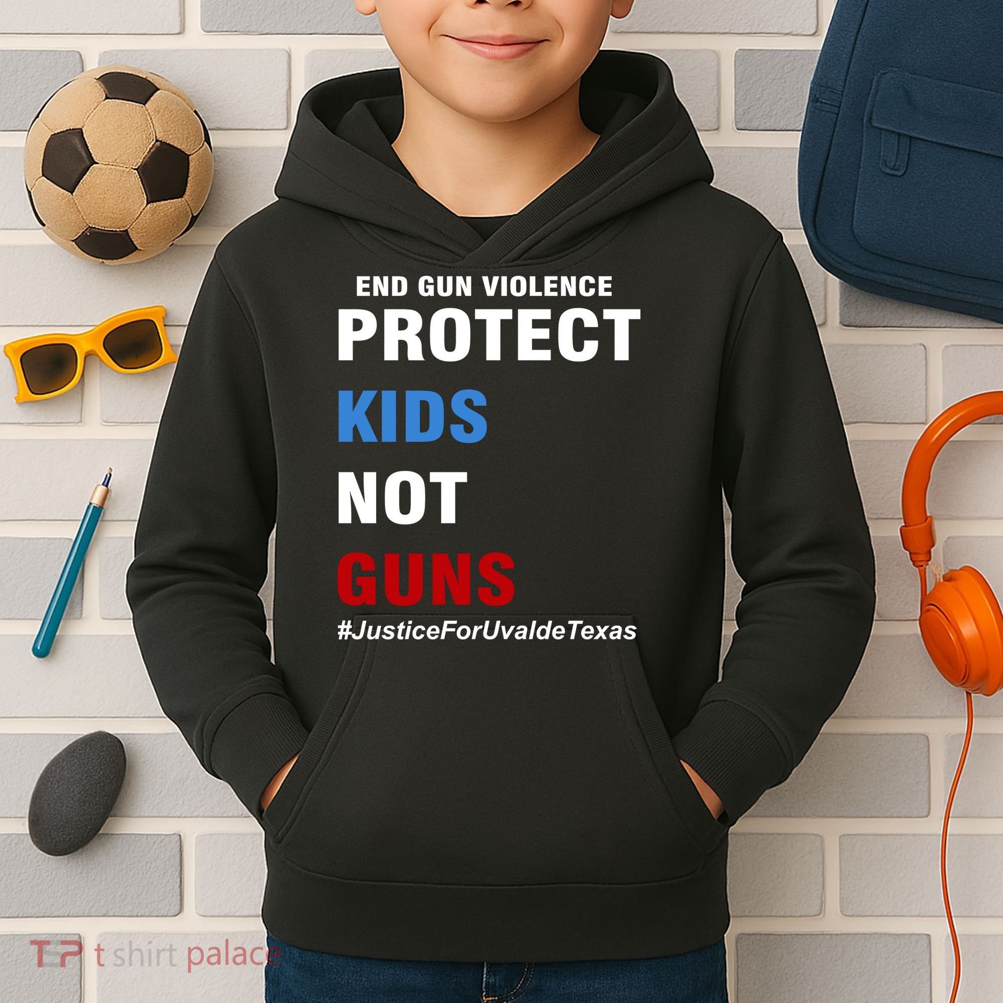 Protect Kids Not Guns #JusticeForUvalde Kids Hoodie