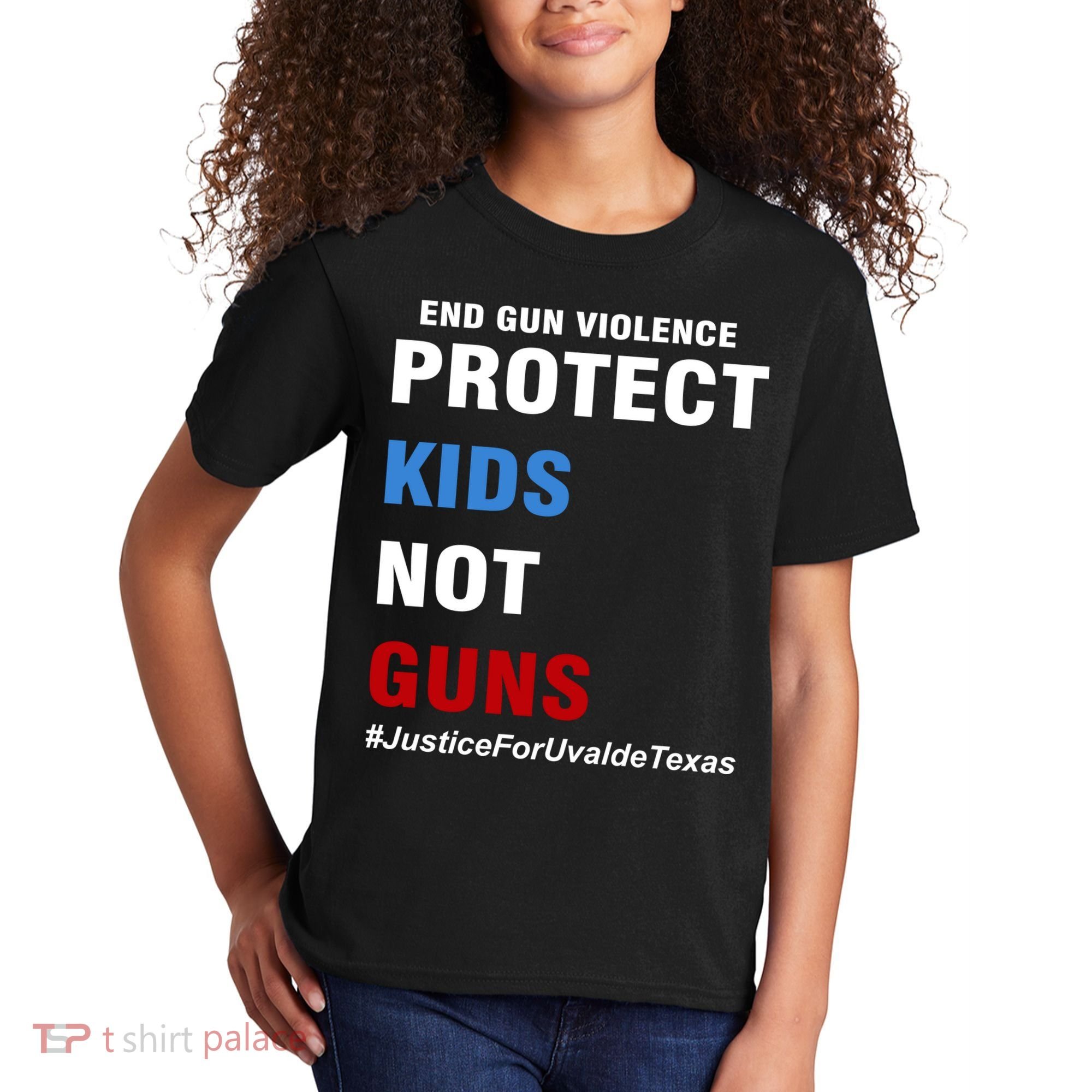 Protect Kids Not Guns #JusticeForUvalde Kids T-Shirt