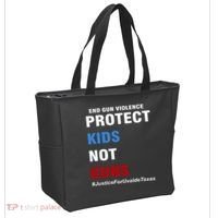 Protect Kids Not Guns #JusticeForUvalde Tote Bag thumb 2