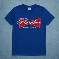 Plumber King Of Trades Cool Gift Funny Gift For Plumbers Gift T-Shirt thumb 5