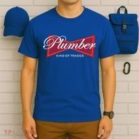 Plumber King Of Trades Cool Gift Funny Gift For Plumbers Gift T-Shirt thumb 6
