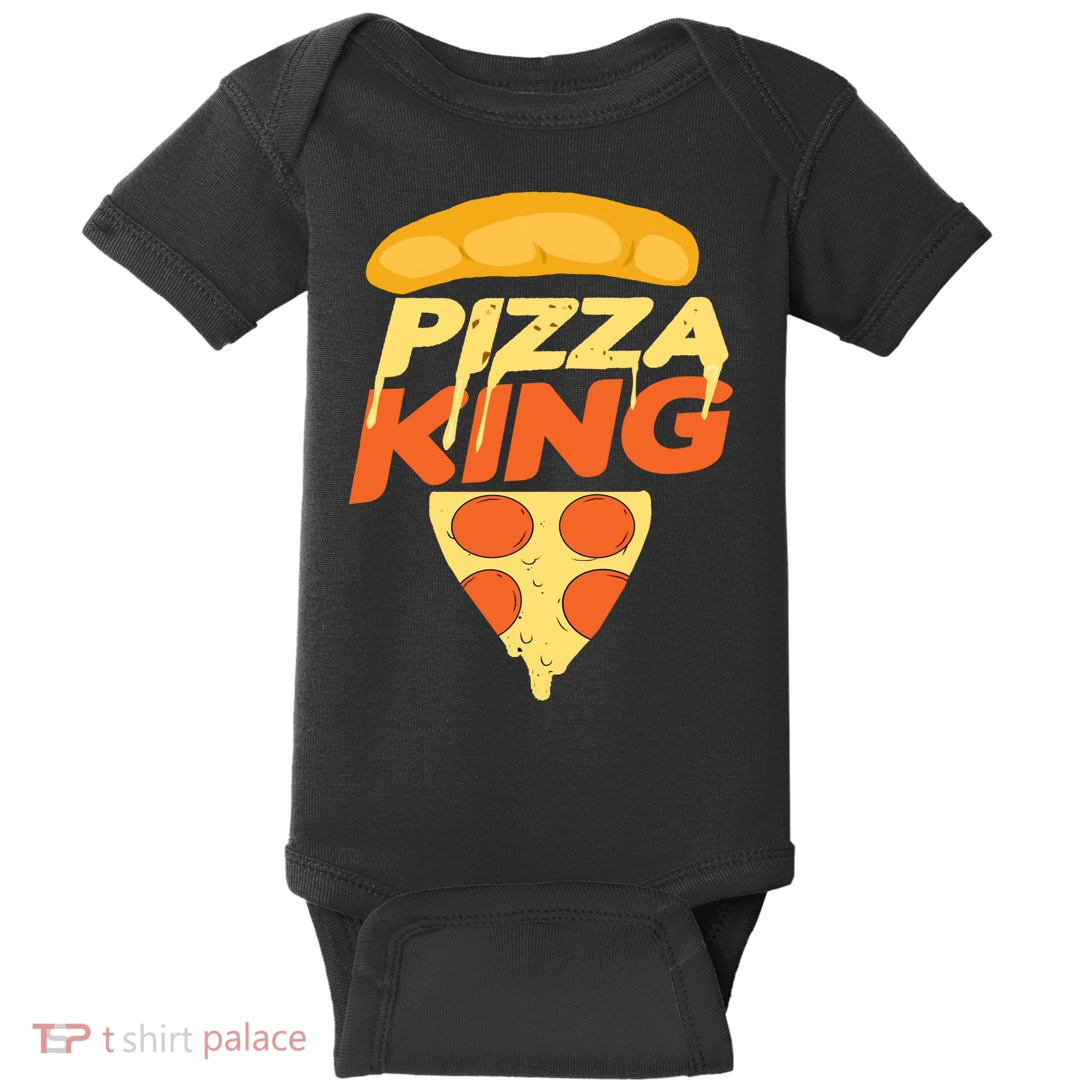 Pizza King Baby Bodysuit