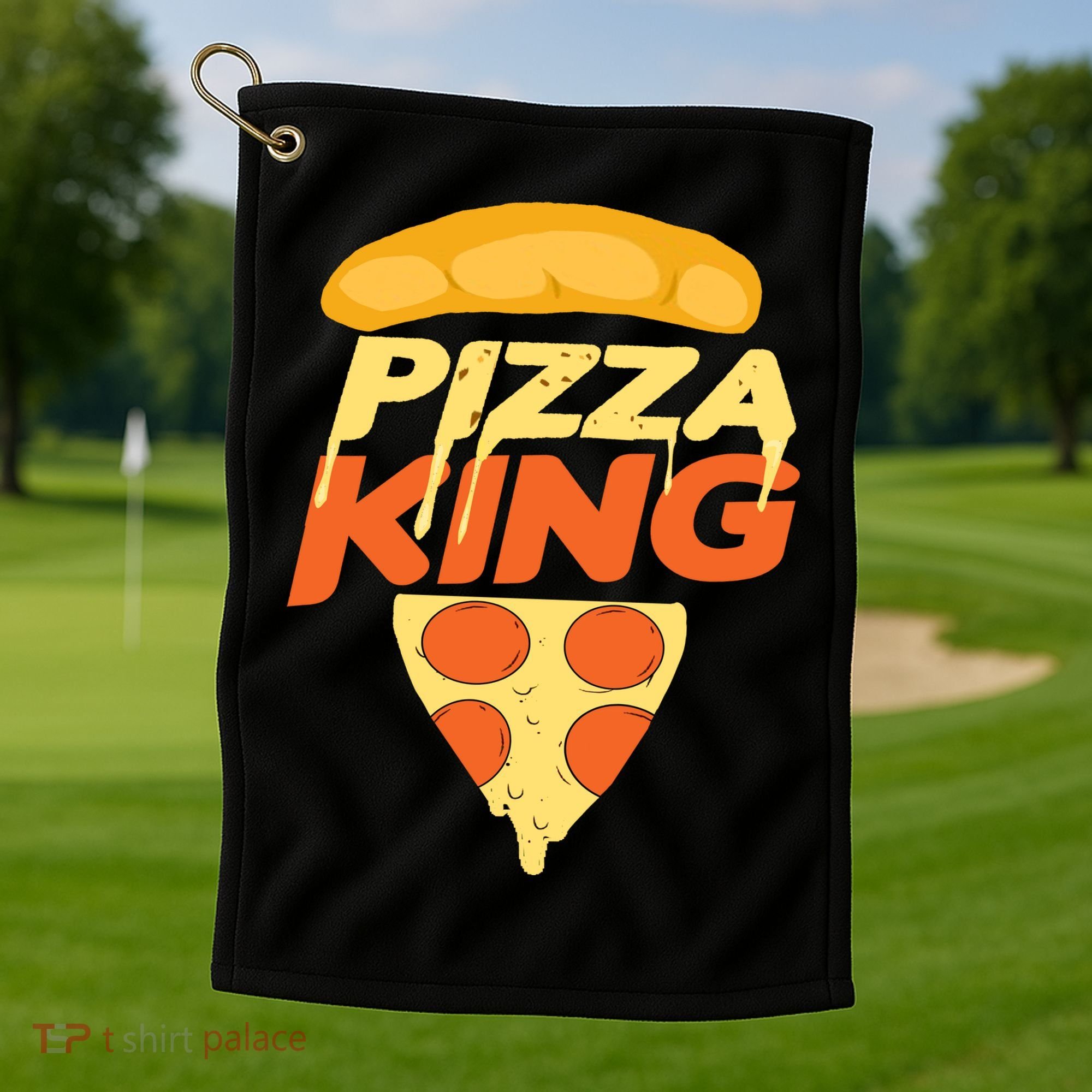 Pizza King Golf Towel