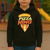 Pizza King Kids Hoodie thumb 3
