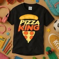 Pizza King Kids T-Shirt thumb 3