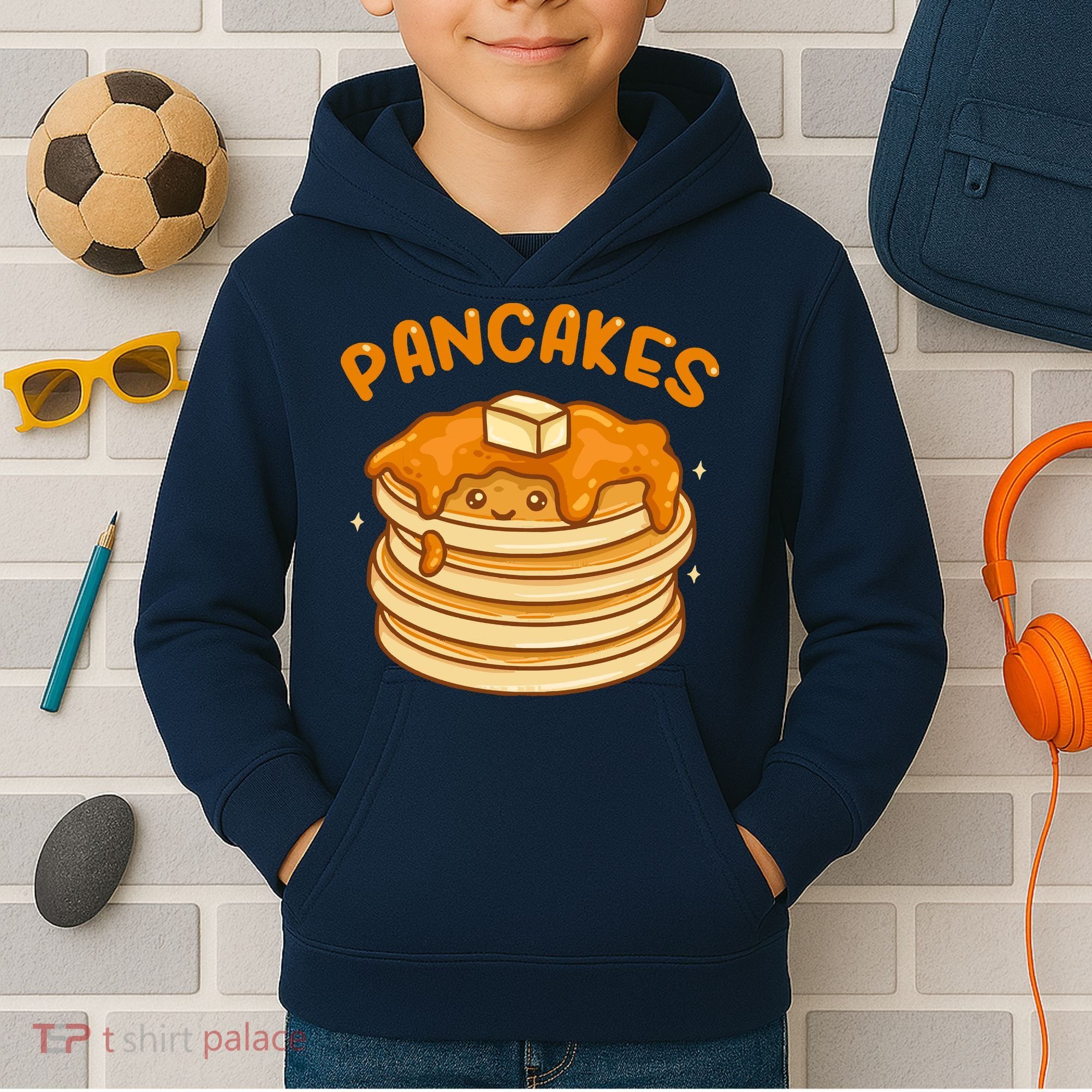 Pancakes Kawaii Kids Hoodie
