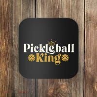 Pickleball King Pickleballer Pickleball Player Coaster thumb 0