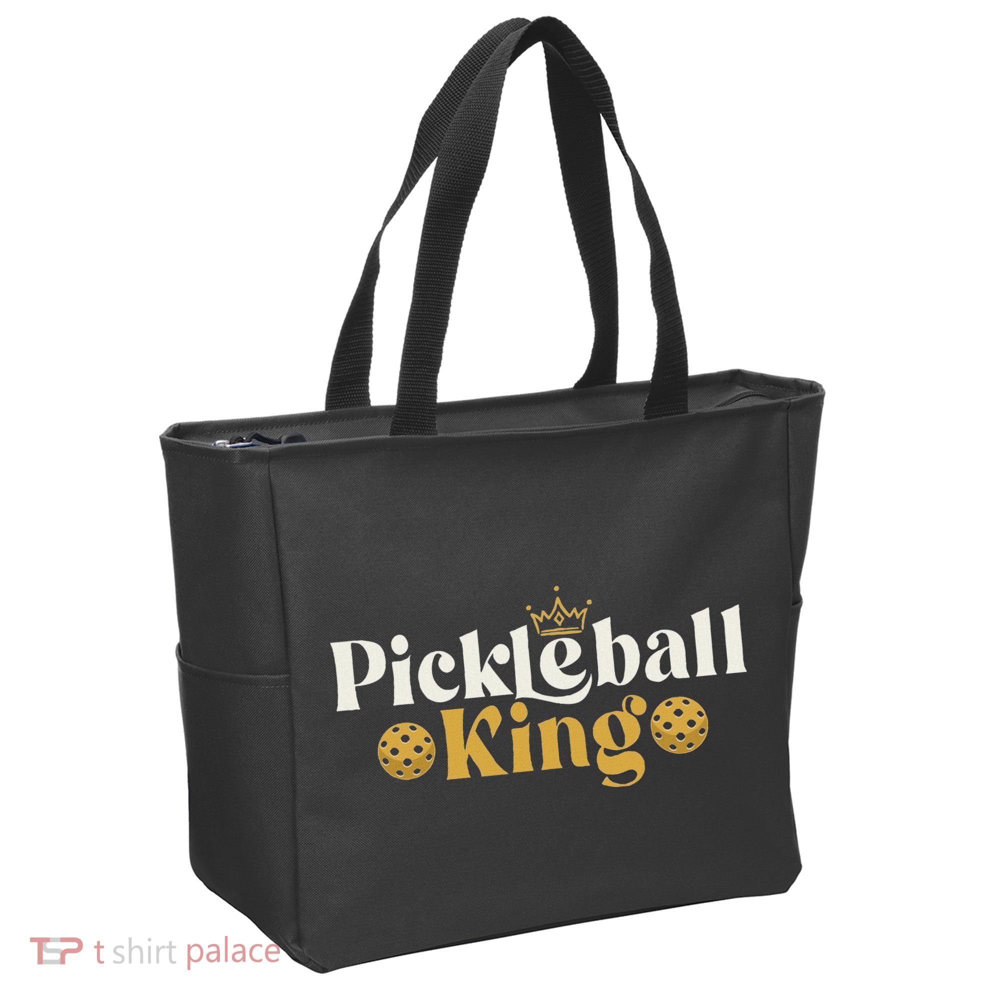 Pickleball King Pickleballer Pickleball Player Tote Bag