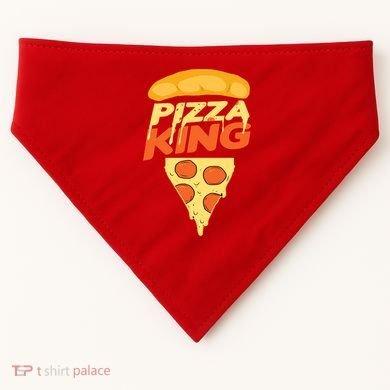 Pizza King USA-Made Doggie Bandana