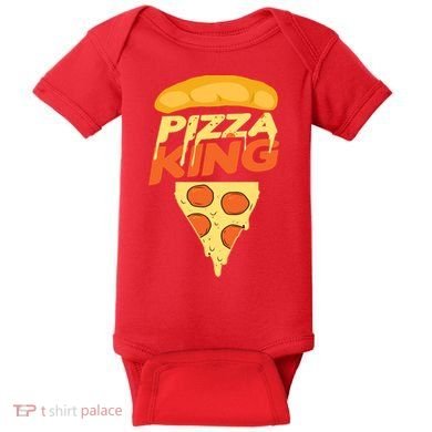 Pizza King Baby Bodysuit