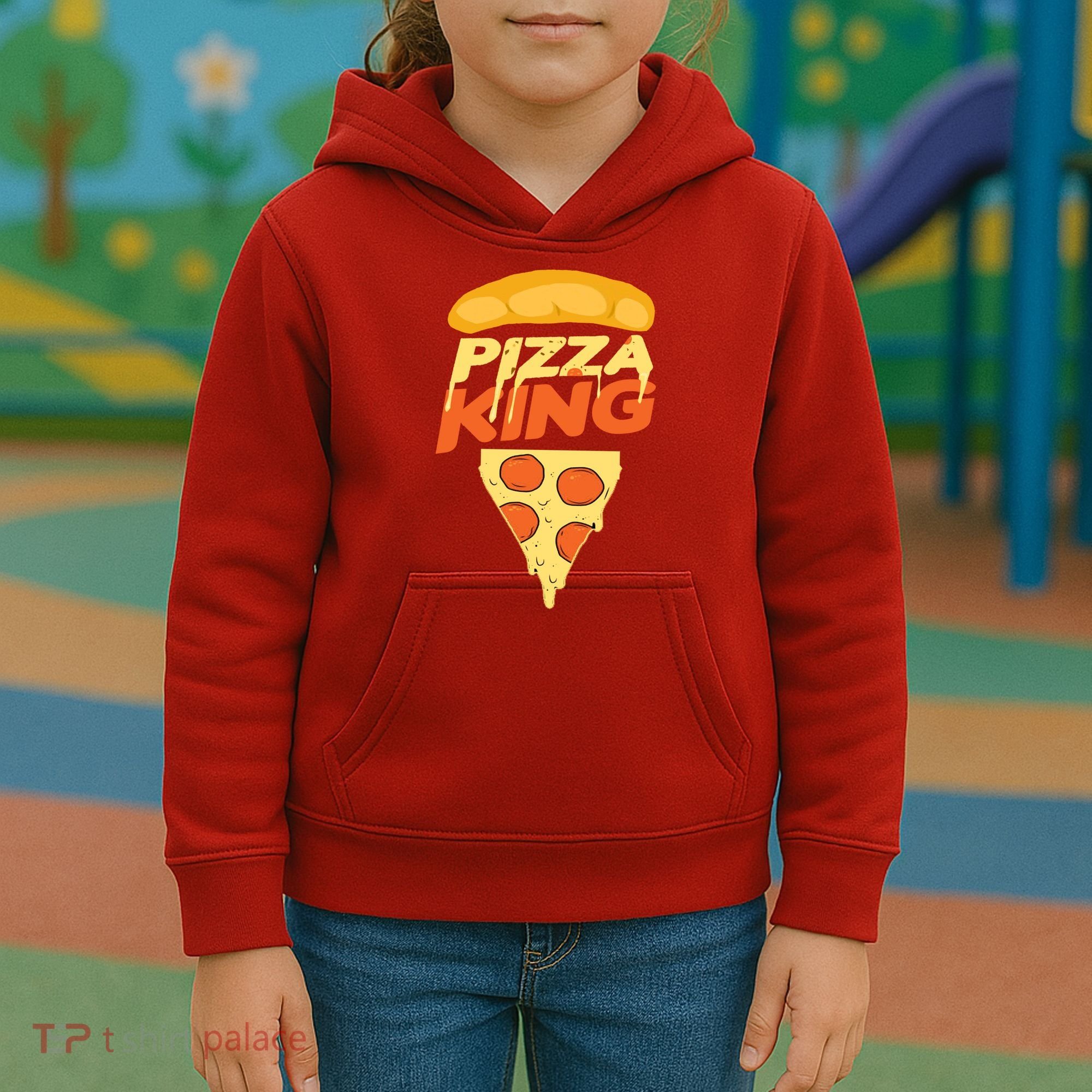 Pizza King Kids Hoodie