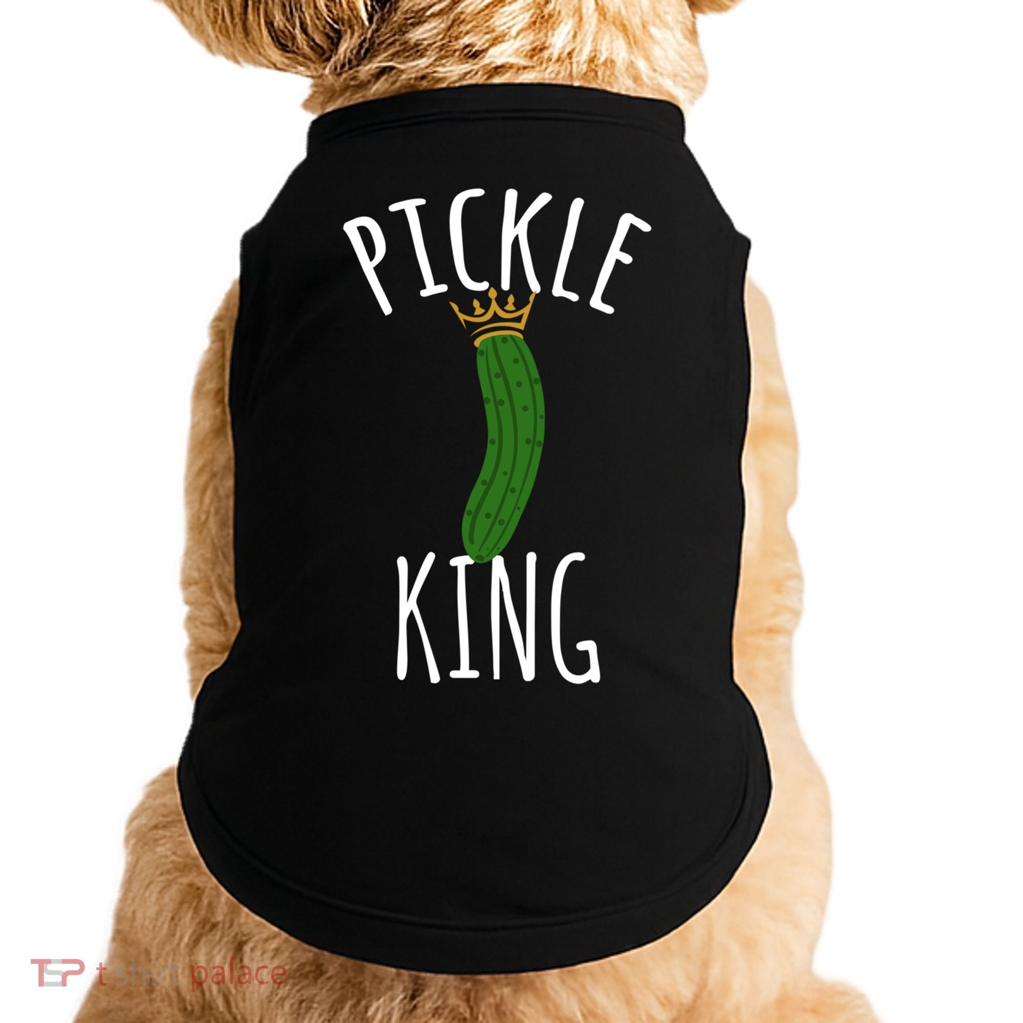 Pickle King Pickles Vegan Pickle Gift Doggie Tank