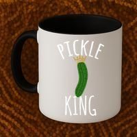 Pickle King Pickles Vegan Pickle Gift Coffee Mug thumb 2