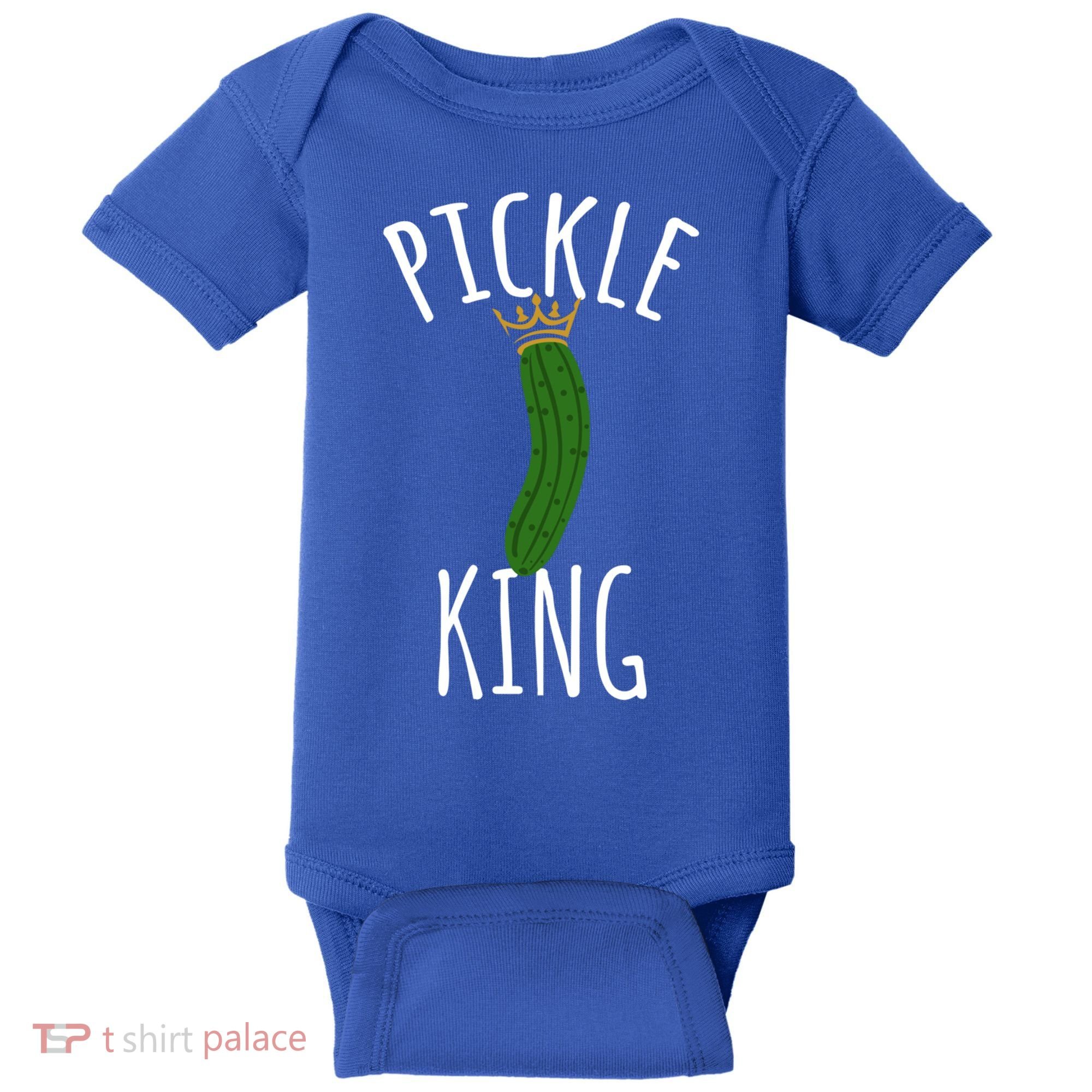 Pickle King Pickles Vegan Pickle Gift Baby Bodysuit