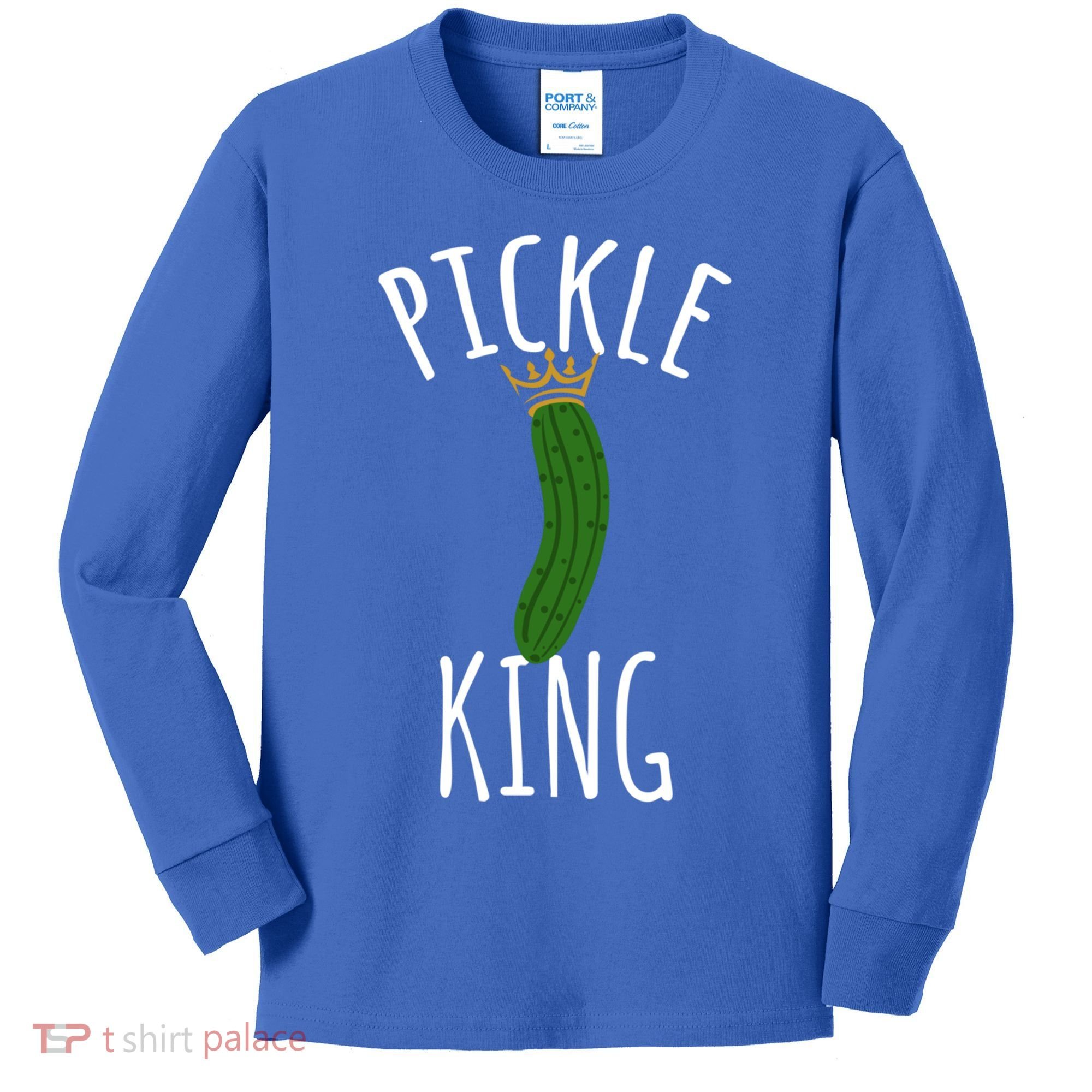 Pickle King Pickles Vegan Pickle Gift Kids Long Sleeve Shirt