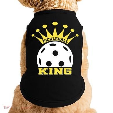 Pickleball King Paddles Player Gift Doggie Tank