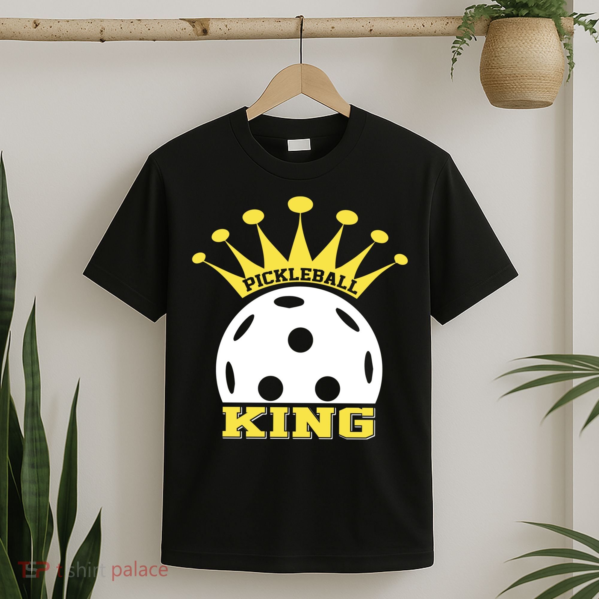 Pickleball King Paddles Player Gift T-Shirt