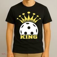 Pickleball King Paddles Player Gift T-Shirt thumb 3