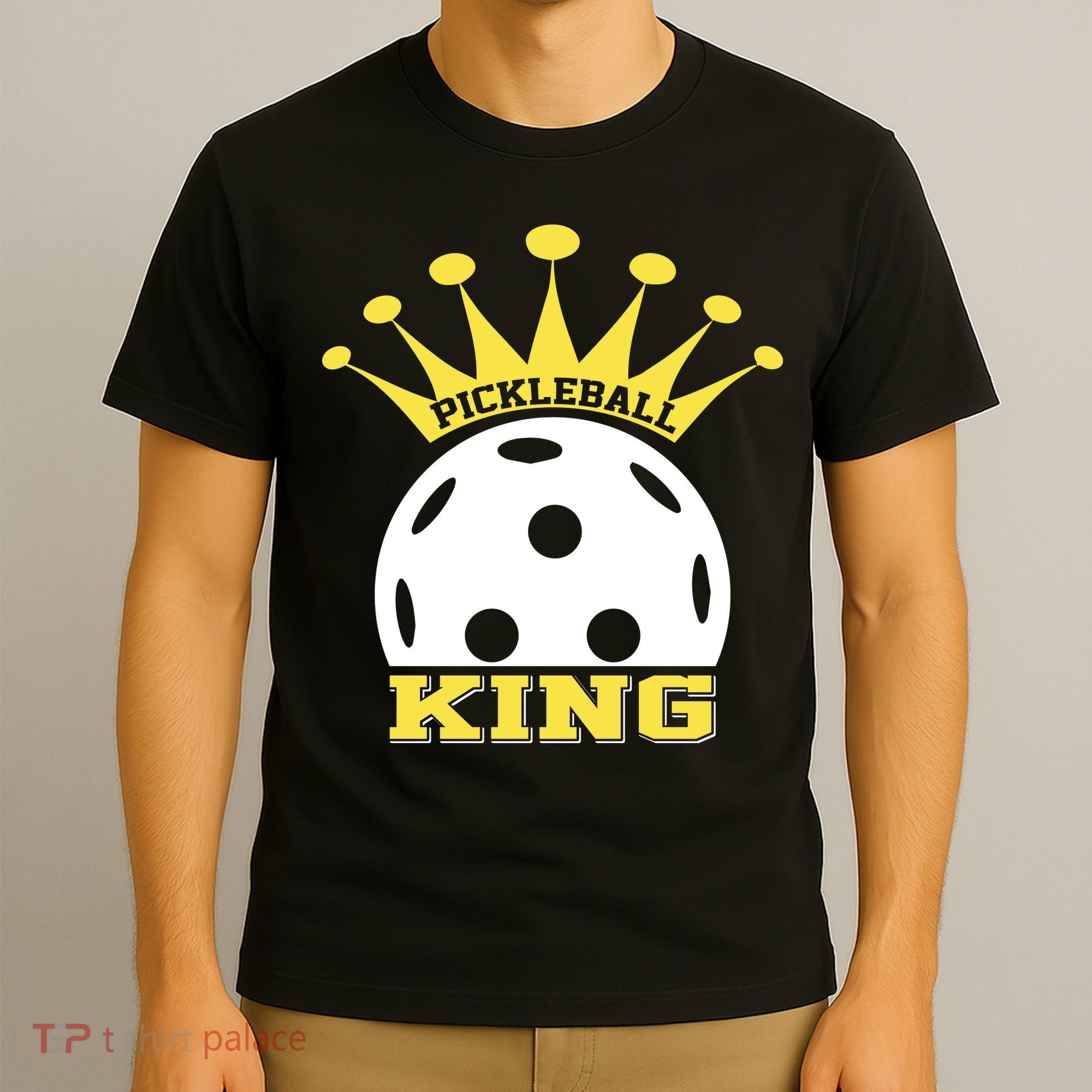 Pickleball King Paddles Player Gift T-Shirt