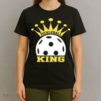 Pickleball King Paddles Player Gift T-Shirt thumb 4