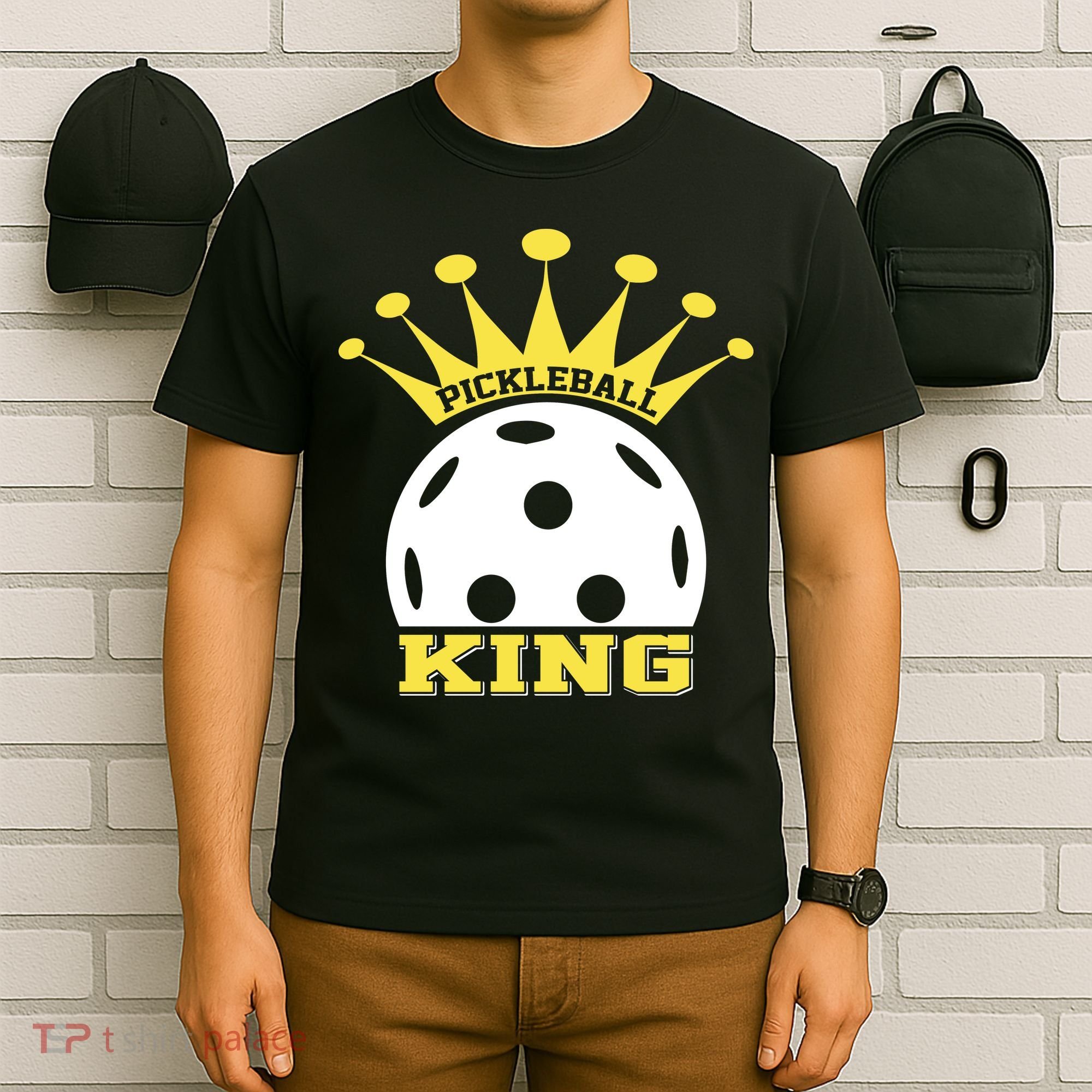 Pickleball King Paddles Player Gift T-Shirt