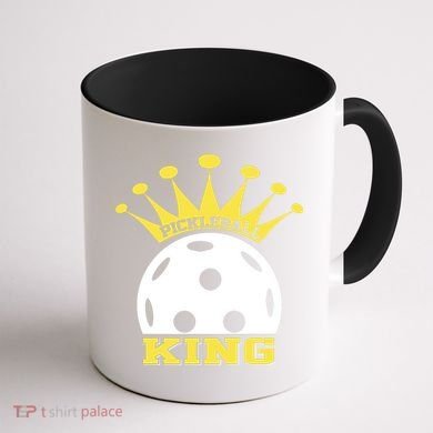 Pickleball King Paddles Player Gift Coffee Mug back