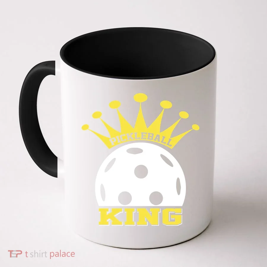 Pickleball King Paddles Player Gift Coffee Mug