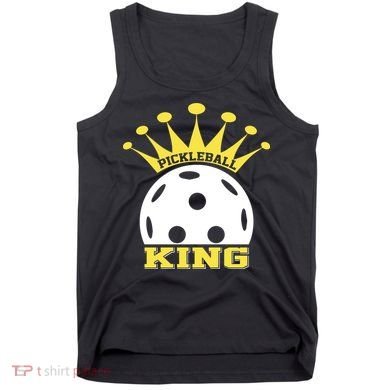 Pickleball King Paddles Player Gift Tank Top