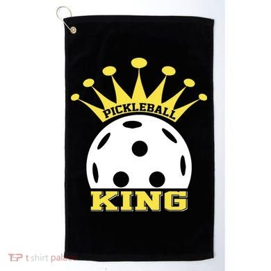 Pickleball King Paddles Player Gift Golf Towel