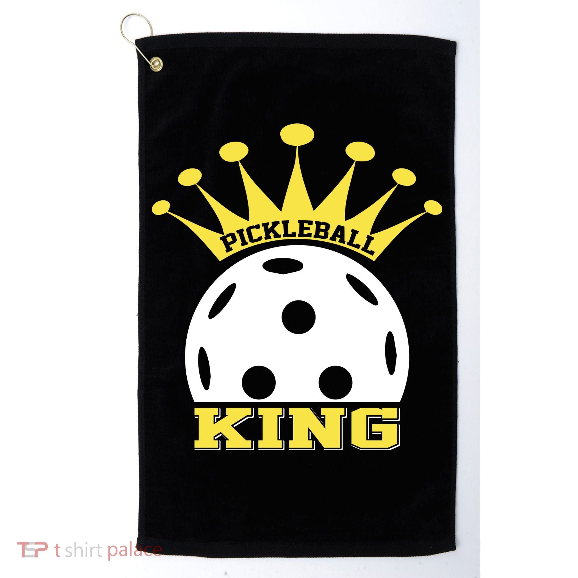 Pickleball King Paddles Player Gift Golf Towel