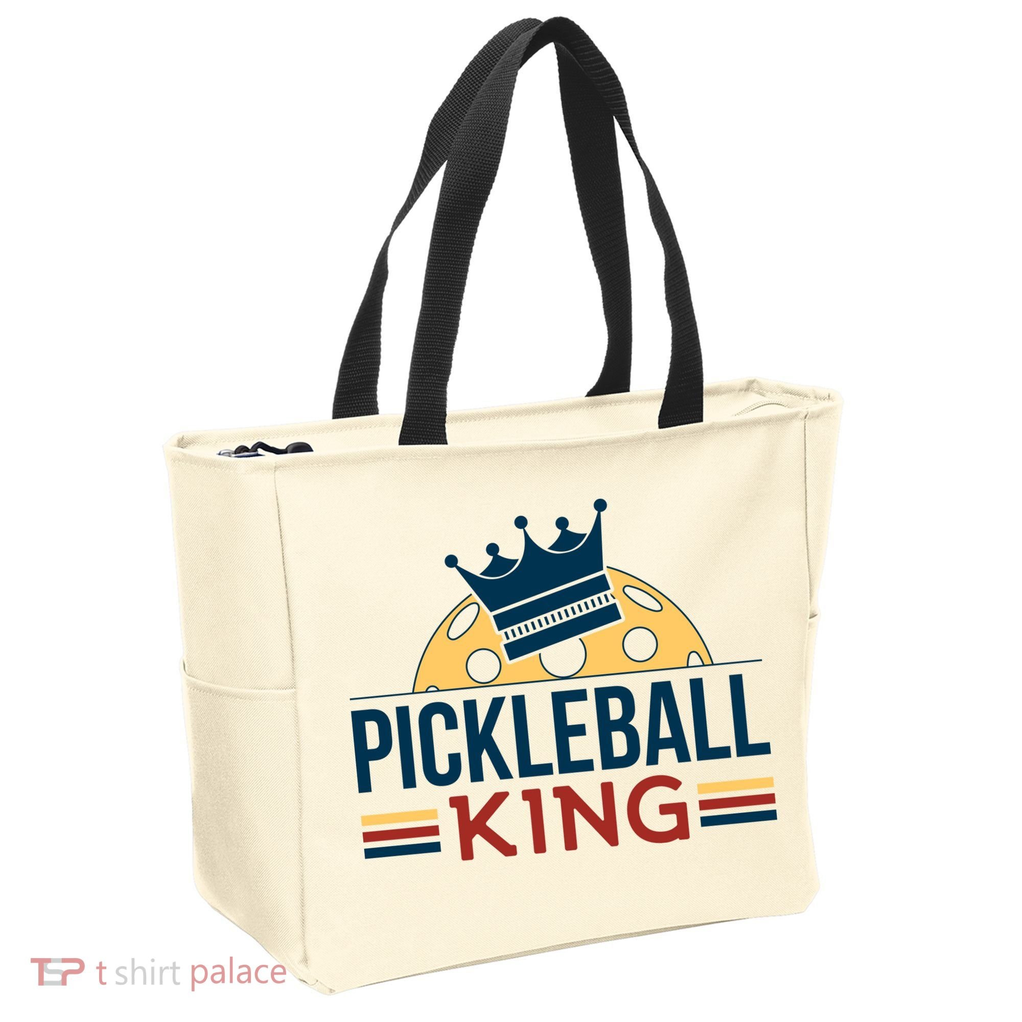 Pickleball King Tote Bag