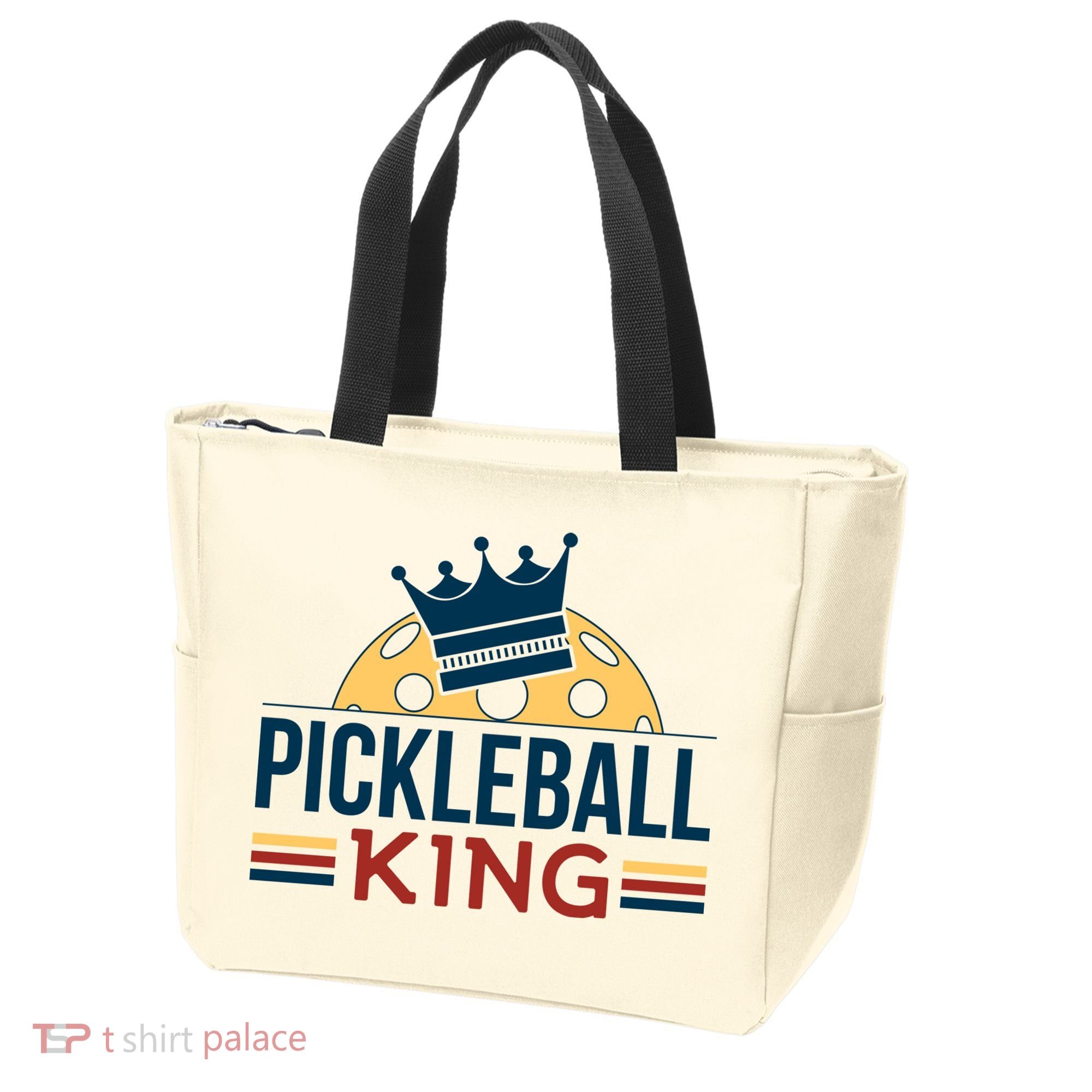 Pickleball King Tote Bag