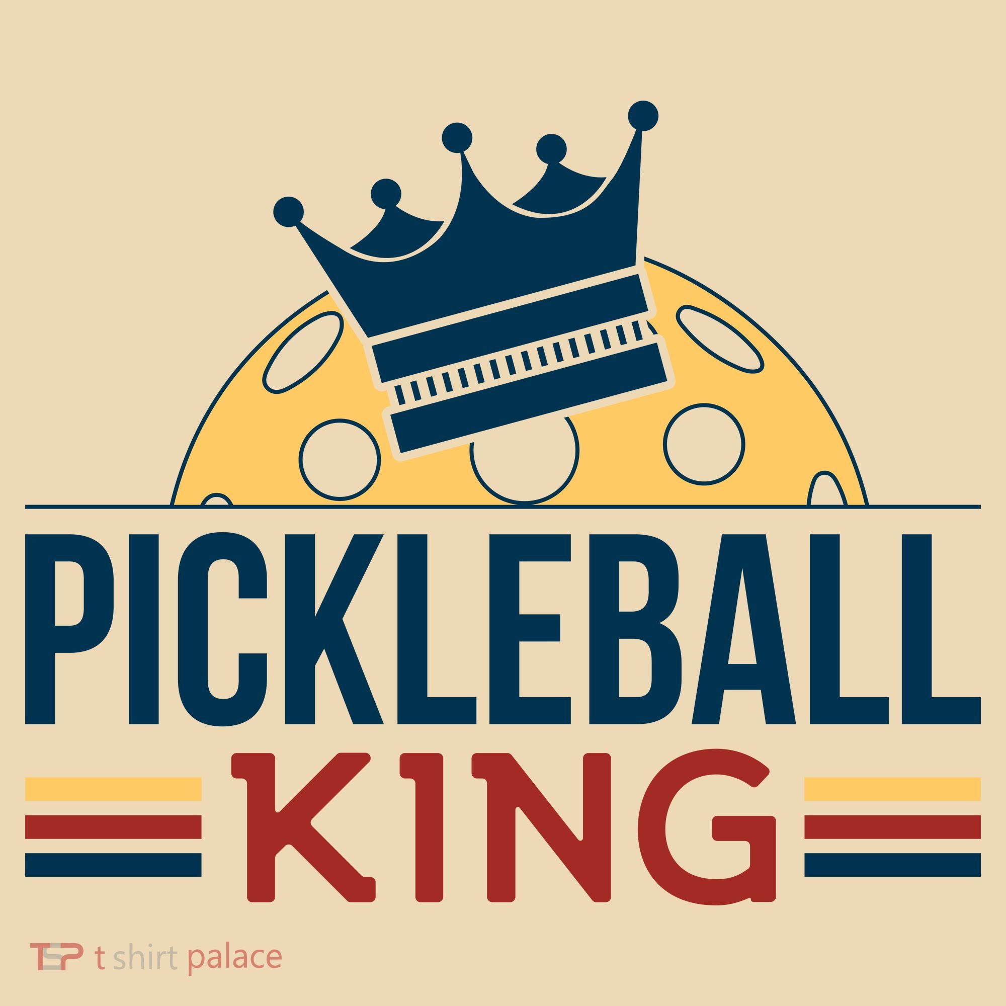 Pickleball King Tote Bag