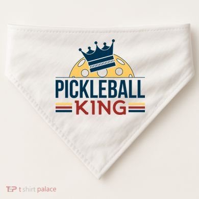 Pickleball King USA-Made Doggie Bandana