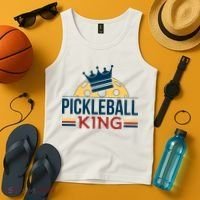 Pickleball King Tank Top thumb 4