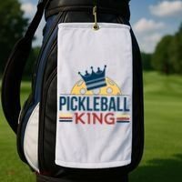 Pickleball King Golf Towel thumb 2