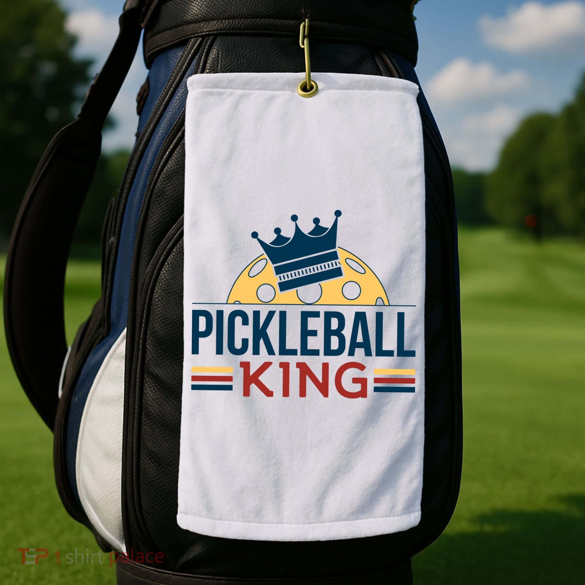 Pickleball King Golf Towel