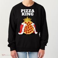 Pizza King Pizza Lover Cute Pizza Funny Foodie Women's Sweatshirt thumb 0