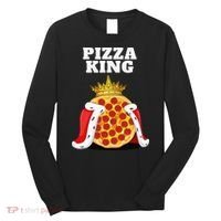Pizza King Pizza Lover Cute Pizza Funny Foodie Long Sleeve Shirt thumb 0
