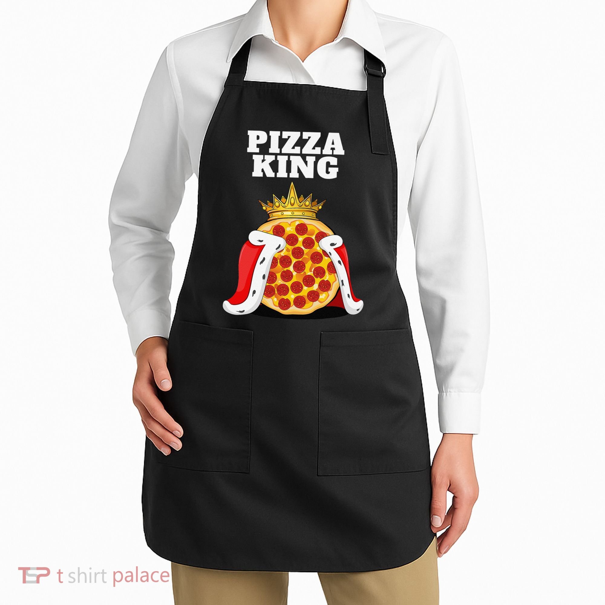 Pizza King Pizza Lover Cute Pizza Funny Foodie Apron