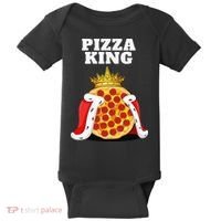 Pizza King Pizza Lover Cute Pizza Funny Foodie Baby Bodysuit thumb 0