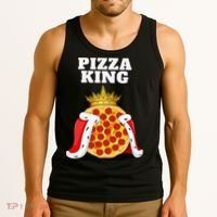 Pizza King Pizza Lover Cute Pizza Funny Foodie Tank Top thumb 3
