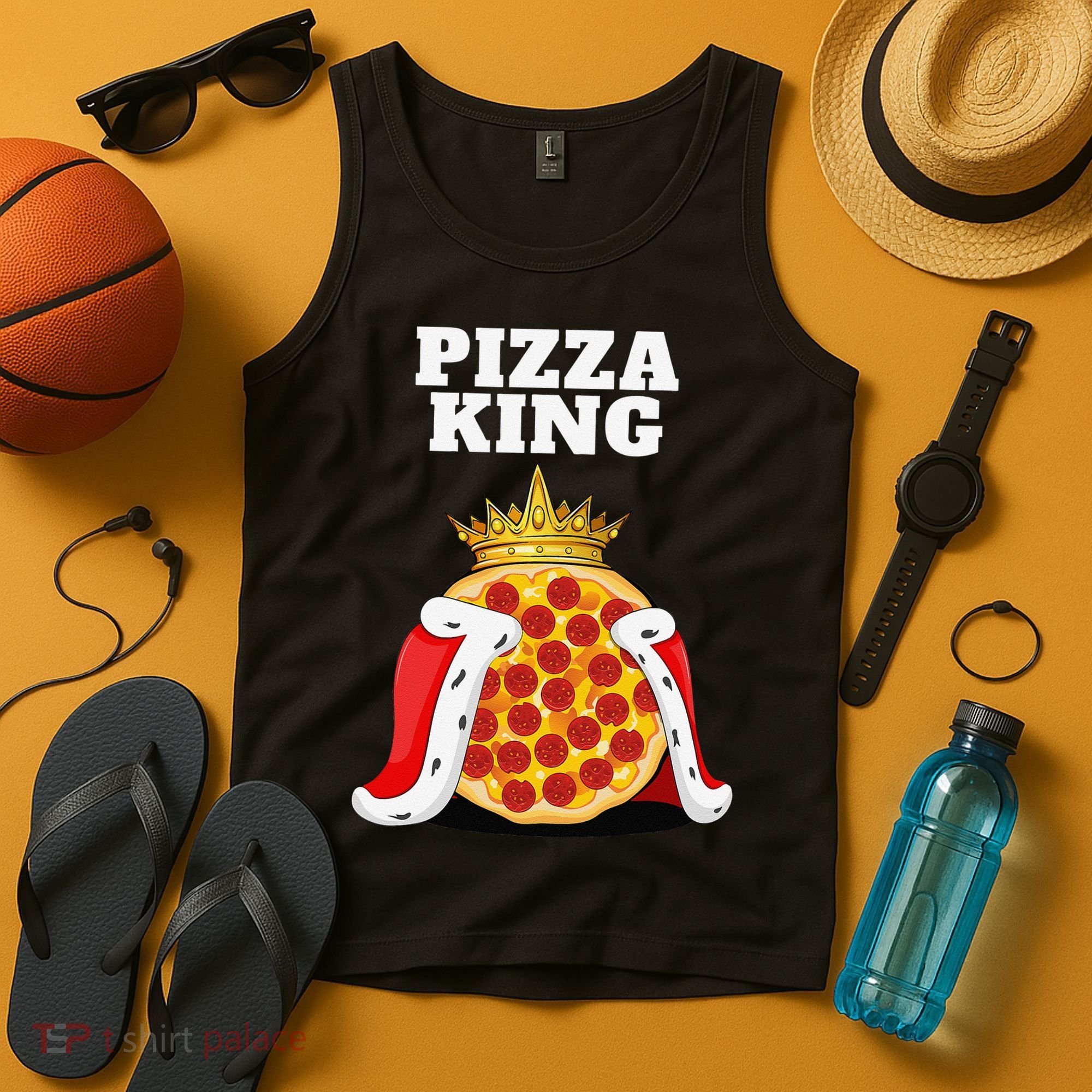 Pizza King Pizza Lover Cute Pizza Funny Foodie Tank Top