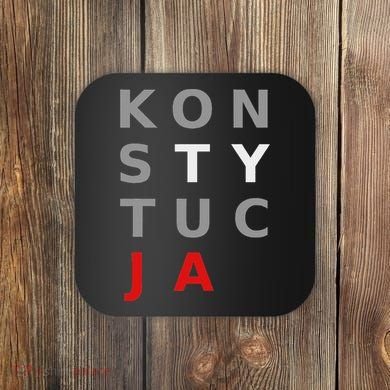 Polska Konstytucja Support Protest Koszulka Coaster